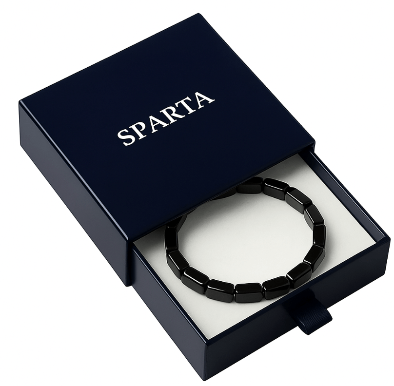 Bracelet Hematite Sparta Noir
