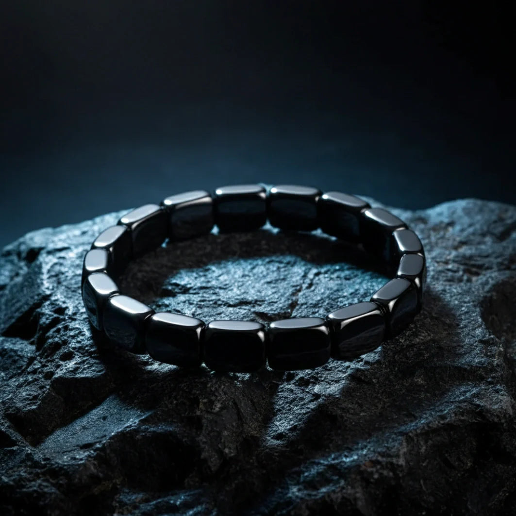 Bracelet Hematite Sparta Noir